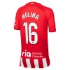 Maillot de Supporter Atlético Madrid Molina 16 Domicile 2023-24 Pour Enfant